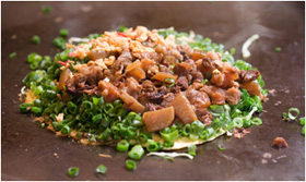 ネギ焼きスジ入り